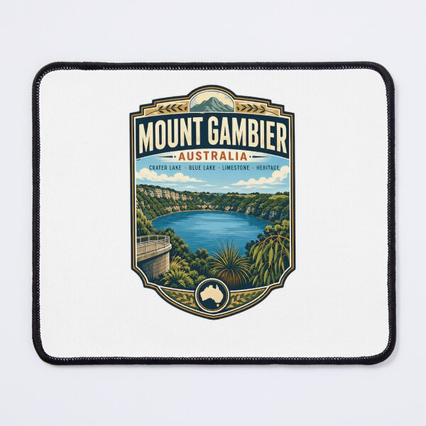 Item preview, Mount Gambier Australia Crater Lake Blue Lake Limestone Heritage Australian Travel Destination designed and sold by Star3NowForMe.