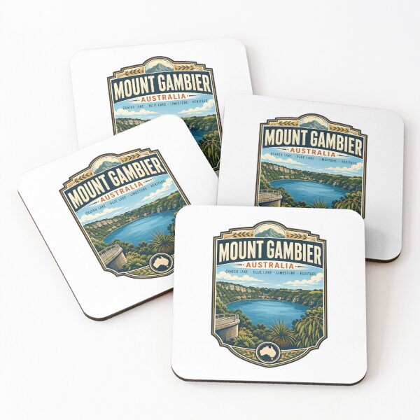 Item preview, Mount Gambier Australia Crater Lake Blue Lake Limestone Heritage Australian Travel Destination designed and sold by Star3NowForMe.