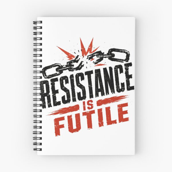 Item preview, Resistance Is Futile Star Trek Borg Science Fiction Fan designed and sold by SkeletonsDanger.