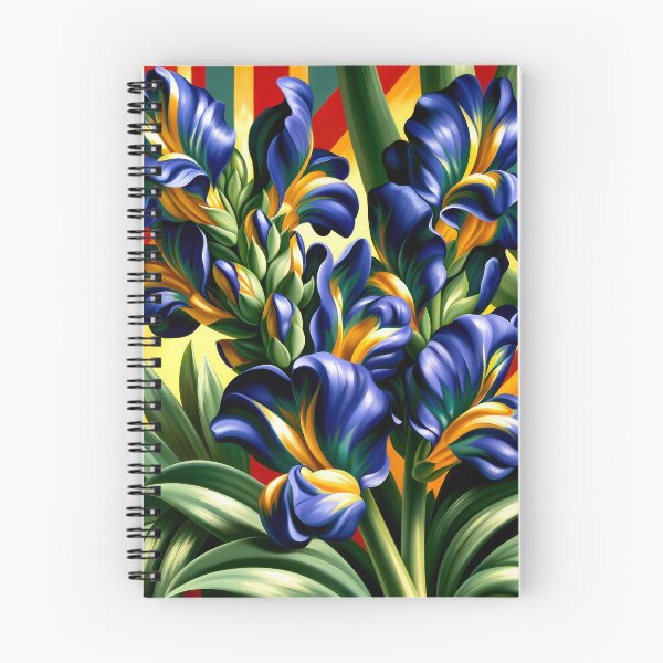Item preview, Wall Art - Postcard - Vibrant Iris Geometry designed and sold by ForeverPrintsOK.
