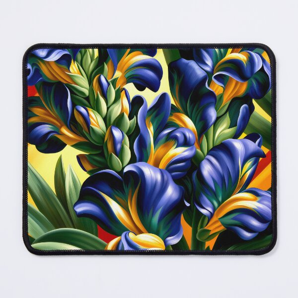 Item preview, Wall Art - Postcard - Vibrant Iris Geometry designed and sold by ForeverPrintsOK.