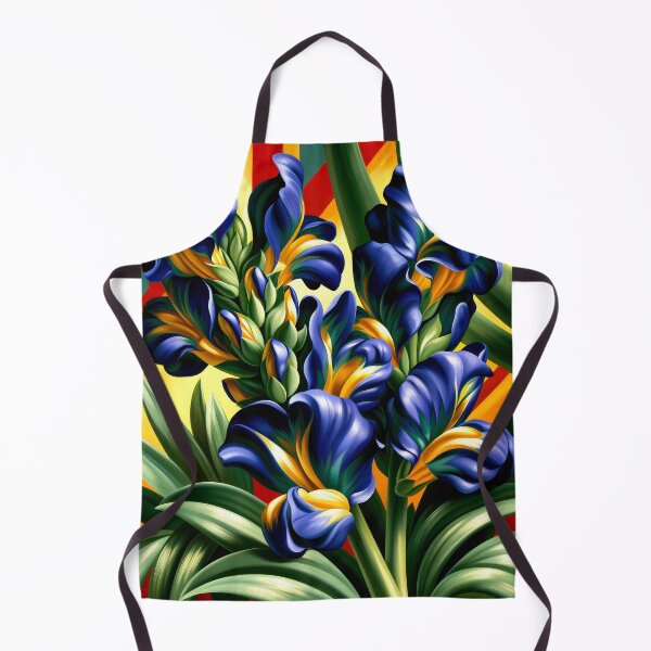 Item preview, Wall Art - Postcard - Vibrant Iris Geometry designed and sold by ForeverPrintsOK.