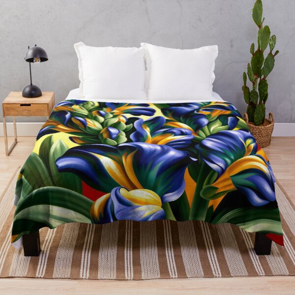 Item preview, Wall Art - Postcard - Vibrant Iris Geometry designed and sold by ForeverPrintsOK.
