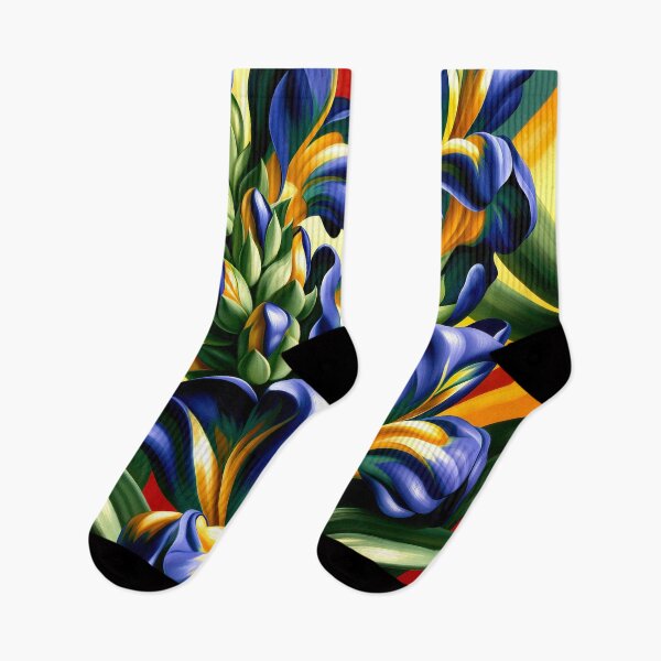 Item preview, Wall Art - Postcard - Vibrant Iris Geometry designed and sold by ForeverPrintsOK.