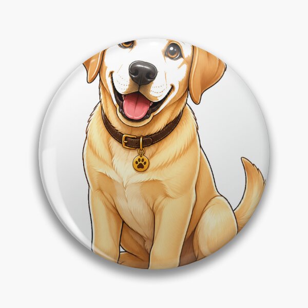 Item preview, Labrador Retriever Yellow Lab Dog Sticker Dog Lover Gift designed and sold by RedRubyBubble.