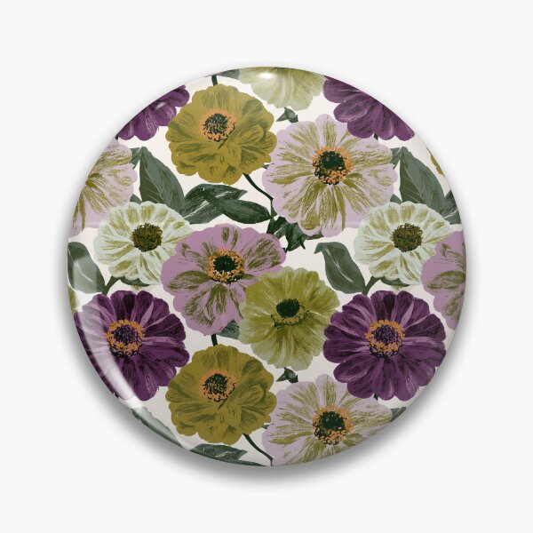 Item preview, Stunning Zinnia Floral  - Botanical Garden Pattern - Gifts For Guys designed and sold by RoyalStarsPatts.