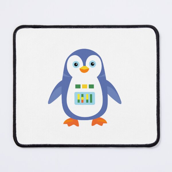 Item preview, Cute Robot Penguin Mechanical Tech Animal Art designed and sold by ElenMart.