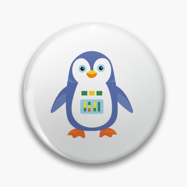 Item preview, Cute Robot Penguin Mechanical Tech Animal Art designed and sold by ElenMart.