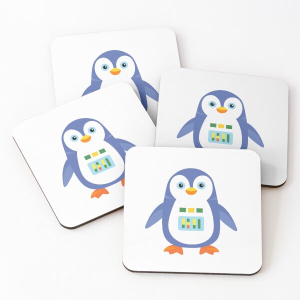 Item preview, Cute Robot Penguin Mechanical Tech Animal Art designed and sold by ElenMart.