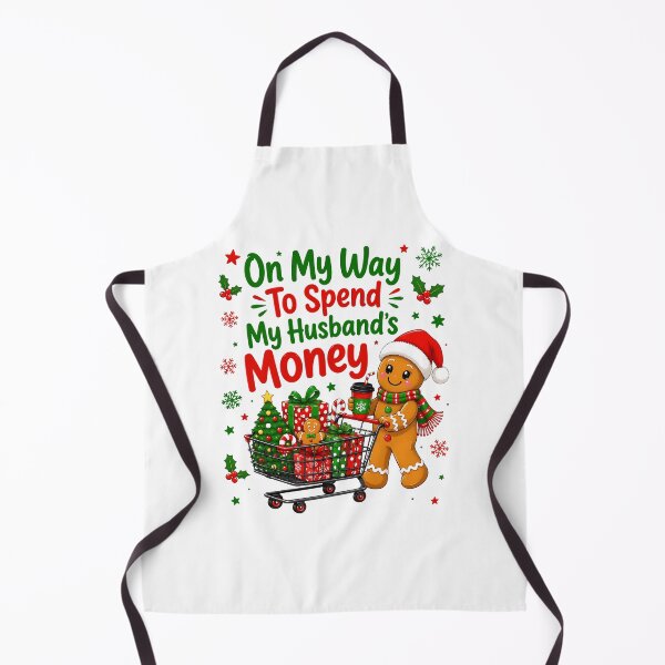 Item preview, Funny Christmas Shopping Gingerbread Design designed and sold by phoebelevine.