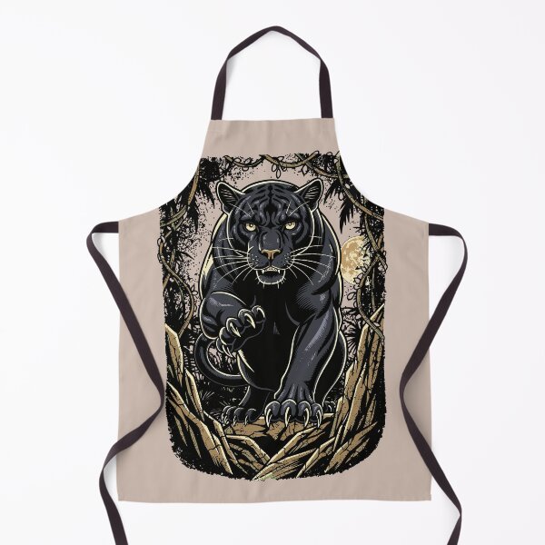 Item preview, Powerful Panther Moonlit Jungle Predator designed and sold by Romgora.