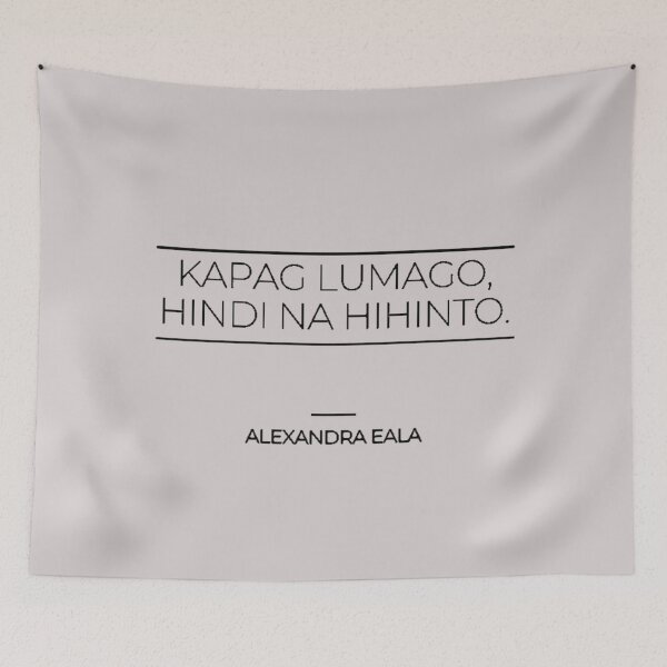 Item preview, Alex Eala Inspiring Quotes designed and sold by TonsPOD.