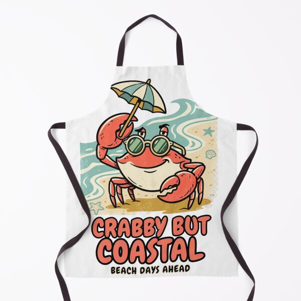 Item preview, Crabby But Coastal Funny Crab Beach Summer Design designed and sold by @SHINTOSARTSTORE.