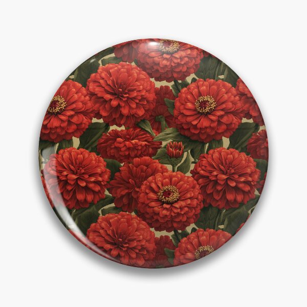 Item preview, Colorful Zinnia Texture  - Birthday Flower Pattern - Gifts For Husband designed and sold by RoyalStarsPatts.