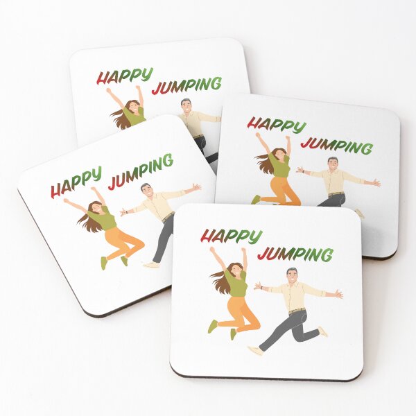 Item preview, Happy Jumping Joyful Couple designed and sold by Chiedu10.