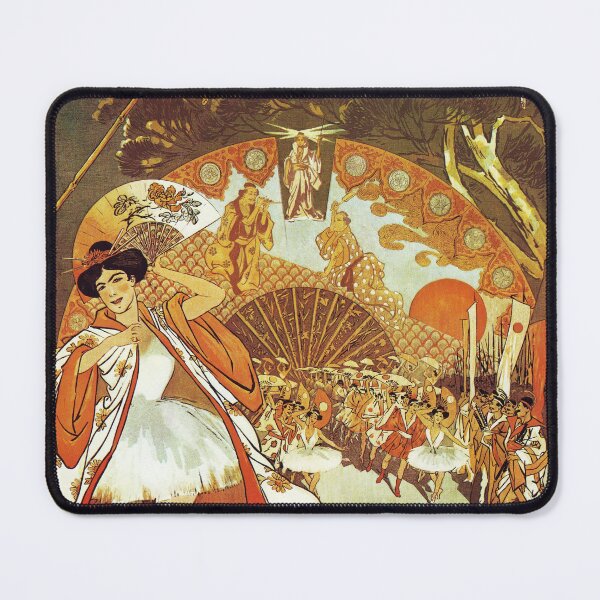 Item preview, Art Nouveau Ballet Poster, Le Rêve Japanese Ballet Print, Théophile Steinlen Theater Art designed and sold by RickE.