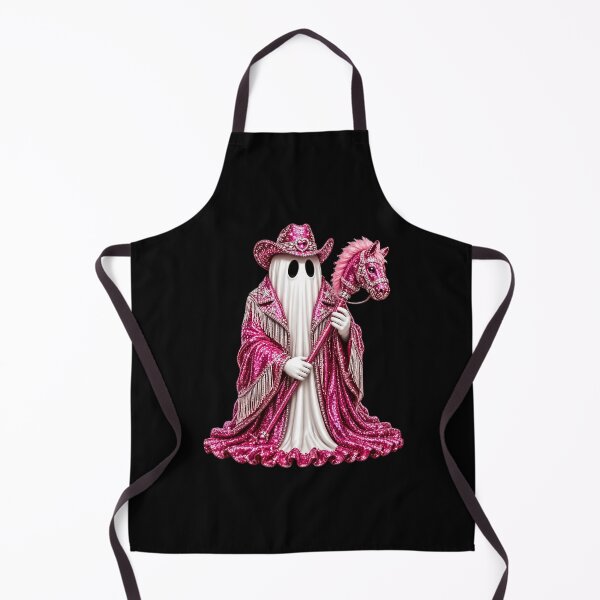 Item preview, Pink Glitter Ghost Cowgirl Costume Art designed and sold by phoebelevine.