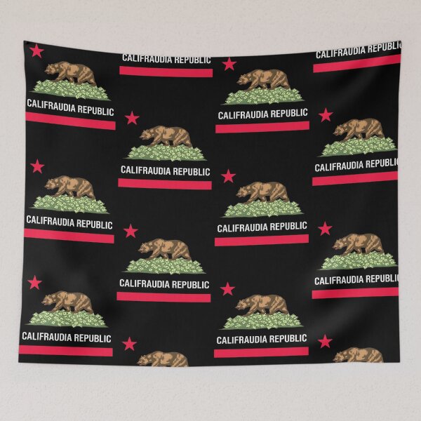 Item preview, Califraudia Republic - California Bear Political Satire designed and sold by thefirstbroo.