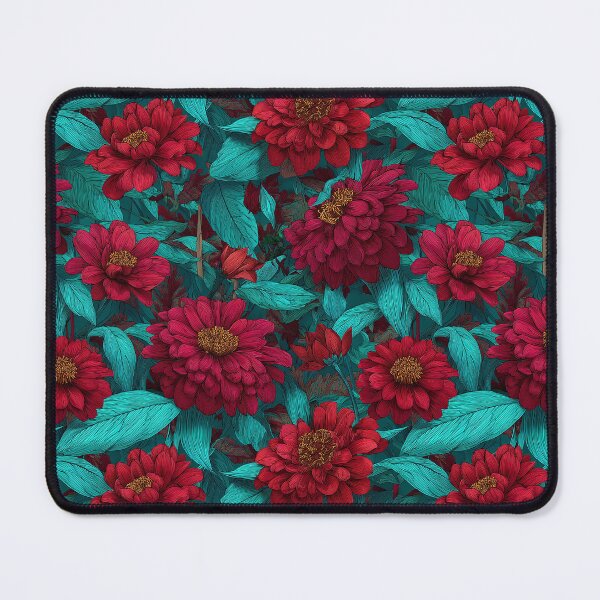 Item preview, Blooming Zinnia Texture  - Flower Garden Pattern - Gifts For Mom designed and sold by RoyalStarsPatts.