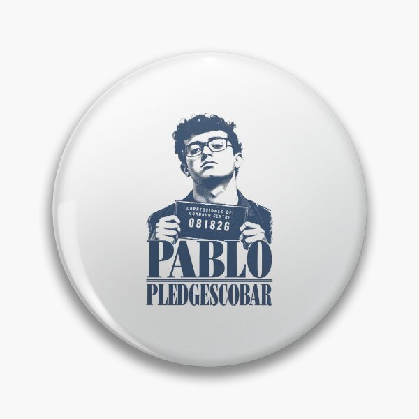 Item preview, Pablo Vintage Pledge Escobar Mugshot Meme designed and sold by thefirstbroo.