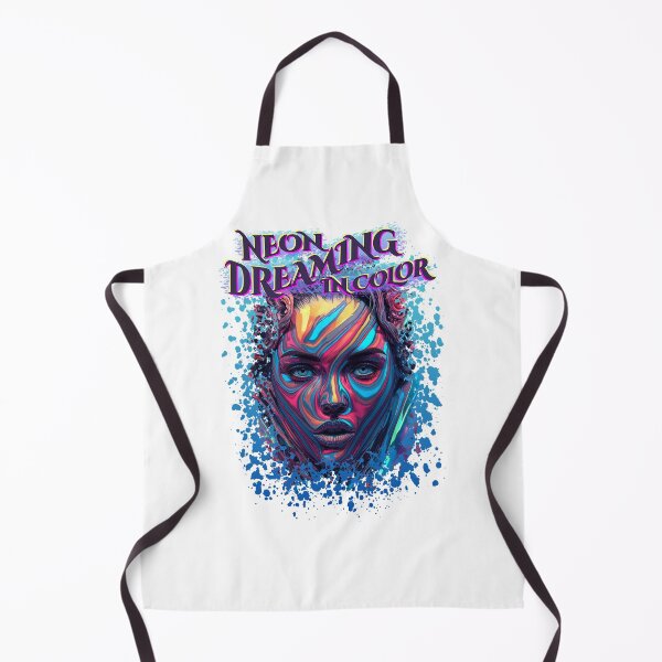 Item preview, Neon Dreaming In Color – Psychedelic Urban Portrait designed and sold by TestudoDesign.