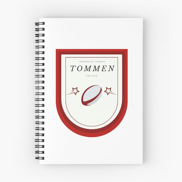 Item preview, Tommen collage logo red book // Boys of Tommen designed and sold by tofttales.