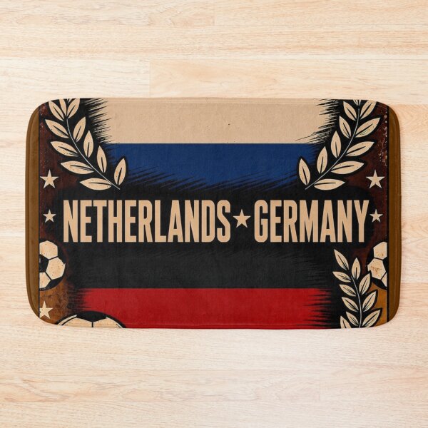 Item preview, Netherlands vs Germany Retro Football Art Poster designed and sold by Nexus Space.