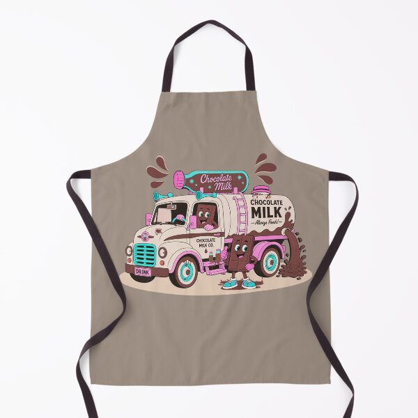Item preview, Chocolate Milk Truck – Retro Cartoon designed and sold by Aimetoi.