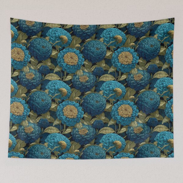 Item preview, Stunning Zinnia Texture  - Birthday Flower Pattern - Gifts For Sister designed and sold by RoyalStarsPatts.