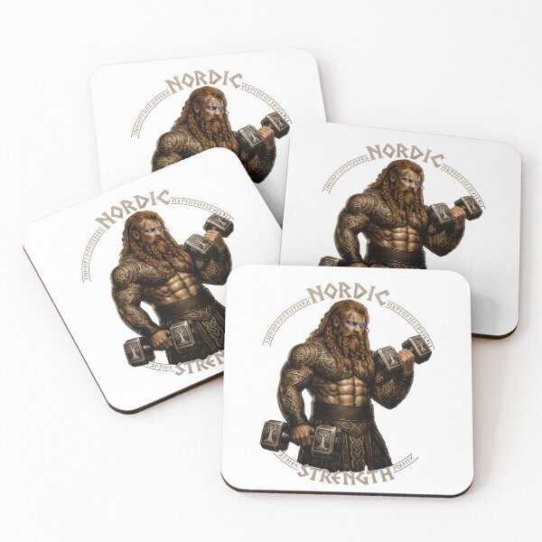 Item preview, Viking Strength Thor Dumbbell Gym Bodybuilding Fitness designed and sold by Bearded-Viking.