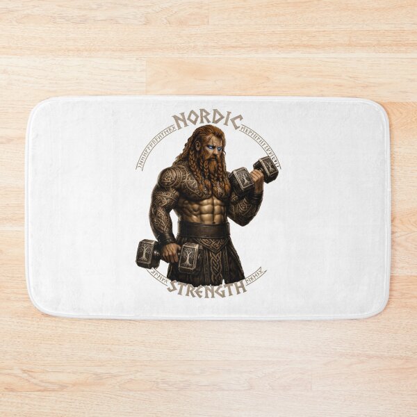Item preview, Viking Strength Thor Dumbbell Gym Bodybuilding Fitness designed and sold by Bearded-Viking.