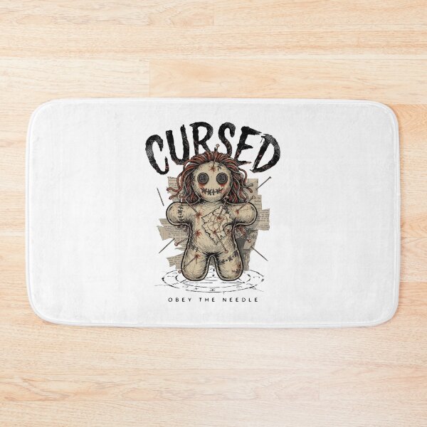 Item preview, Cursed Voodoo Doll Halloween Design – Stitched Pin Graphic Tee v1 designed and sold by DarylWelsh2024.