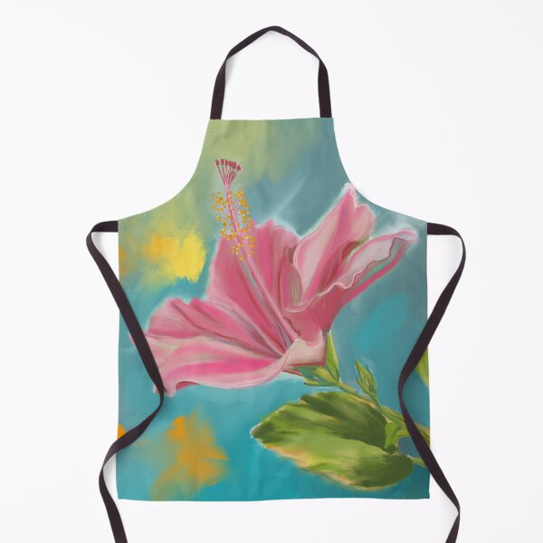 Item preview, Pink Hibiscus Painting in Bold Acrylics designed and sold by Jennifer Margrave-Garcia.