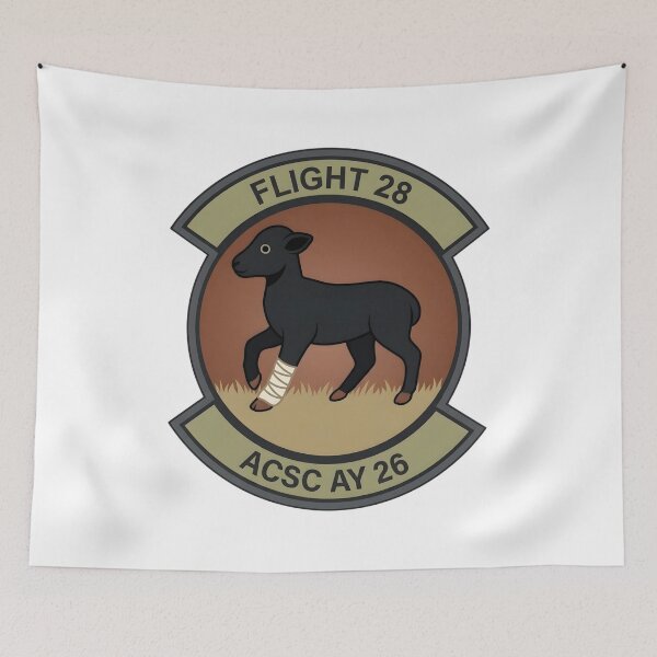 Item preview, USAF Air Command and Staff College Flight 28 "ACSC AY 26" Class Patch designed and sold by CharlieDesings.