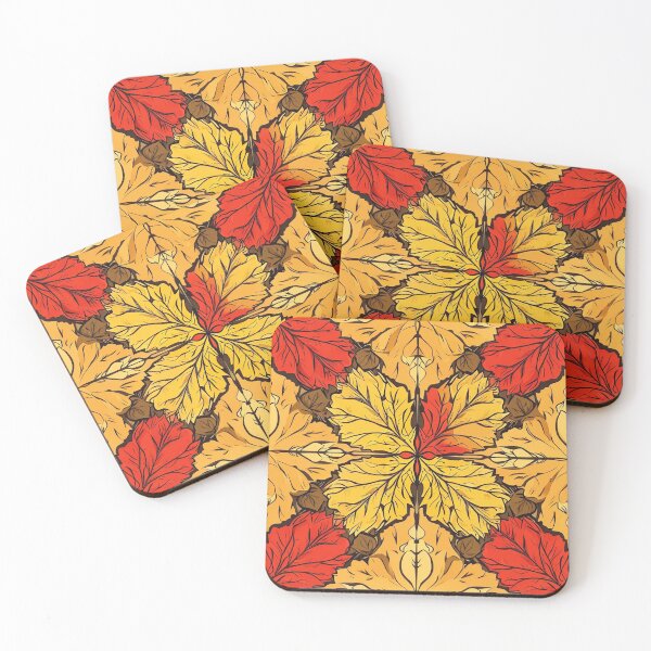 Item preview, Vintage Autumn Maple Leaf Acorn Botanical Tapestry designed and sold by FestivityFinds.