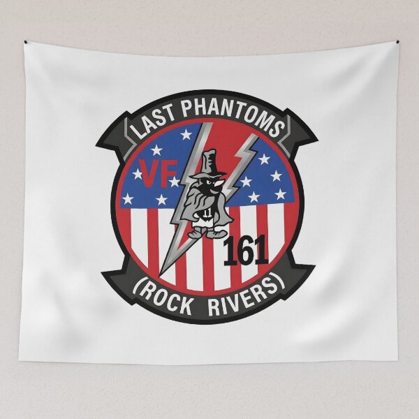 Item preview, US Navy VF-161 Rock Rivers "Last Phantoms" Commemorative Patch designed and sold by CharlieDesings.