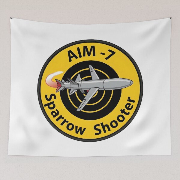 Item preview, US Military AIM-7 Sparrow Shooter Commemorative Missile Patch designed and sold by CharlieDesings.