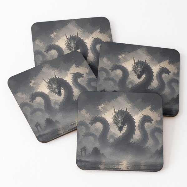 Item preview, Yamata no Orochi – Eight-Headed Serpent of the Storm designed and sold by ChromaRune.