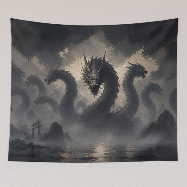 Item preview, Yamata no Orochi – Eight-Headed Serpent of the Storm designed and sold by ChromaRune.