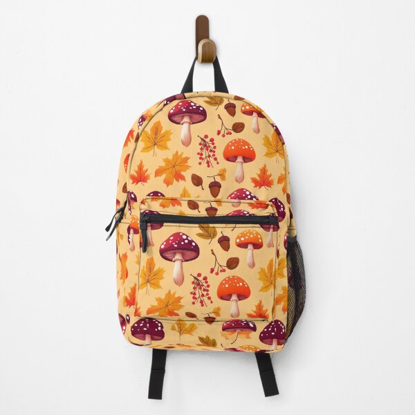 Item preview, Autumn Mushroom Maple Leaves Woodland Cottagecore designed and sold by FestivityFinds.