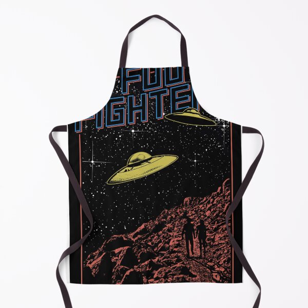 Item preview, Foo Fighters UFO Vintage Sci-Fi Rock Poster designed and sold by asbackiyowo.