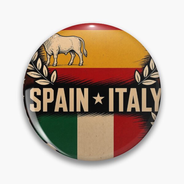 Item preview, Spain vs Italy Retro Football Art Poster designed and sold by Nexus Space.