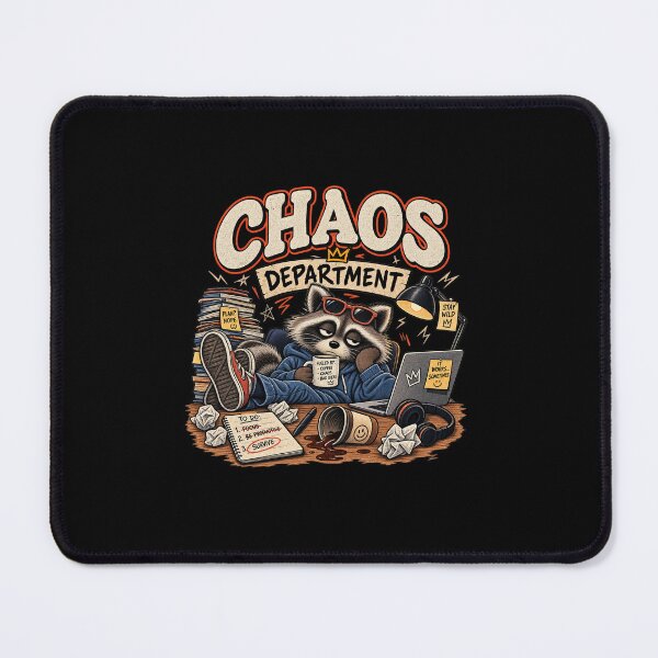 Item preview, Chaos Department Raccoon Funny Retro Vintage T-Shirt designed and sold by vizion design.