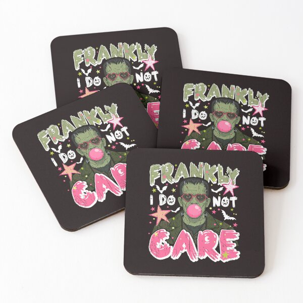 Item preview, Frankenstein Blowing I Dont Care Halloween Pop Art designed and sold by ImeldaSparks.