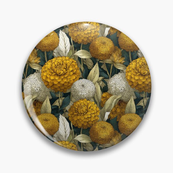 Item preview, Petaled Zinnia Print  - Birth Flower Pattern - Graduation Gifts designed and sold by RoyalStarsPatts.