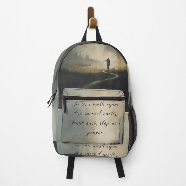 Item preview, Treat Each Step As a Prayer Watercolor landscape designed and sold by Old Barn Studios.