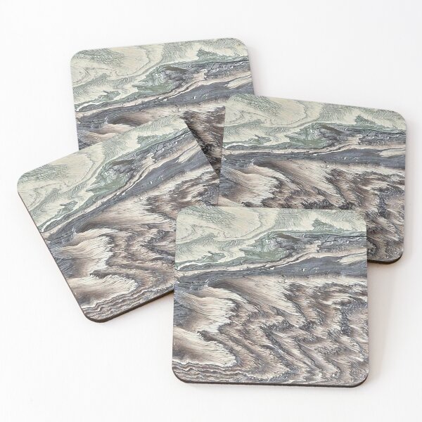 Item preview, Imaginary Worlds: Folding Earth - Surreal Geological Landscape designed and sold by Atlas-of-Worlds.