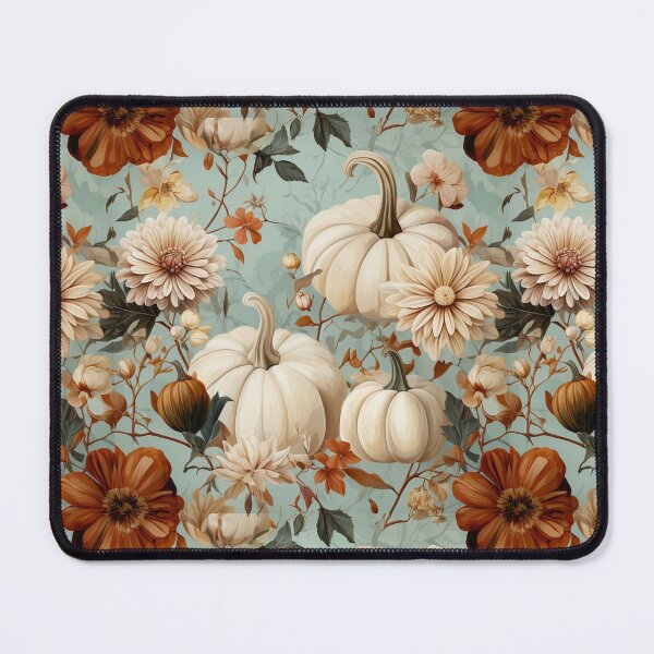Item preview, Vintage Cream Pumpkin Floral Autumn Botanical designed and sold by FestivityFinds.