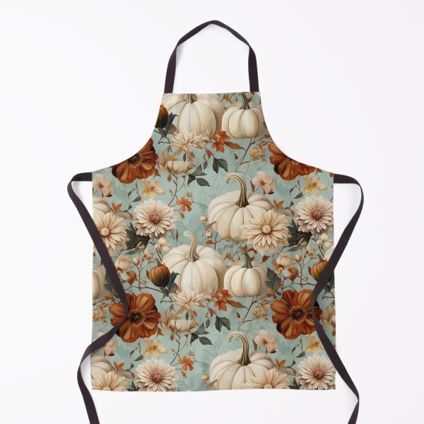 Item preview, Vintage Cream Pumpkin Floral Autumn Botanical designed and sold by FestivityFinds.