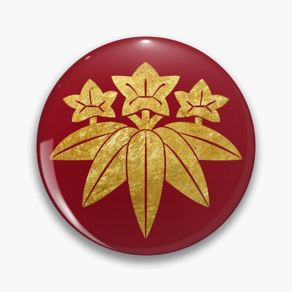Item preview, Kamakura Minamoto Mon Japanese clan in faux gold designed and sold by Digital Homestead.